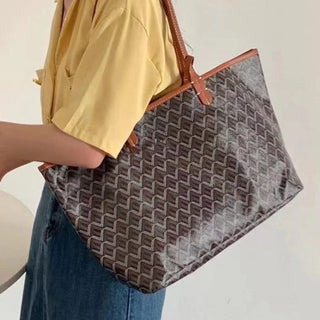 ElegantShopper  | Stilfuld og rummelig taske med lange stropper