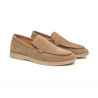 Carter - Premium loafers i ruskind