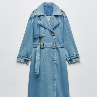 Rogue - Dame jeans trenchcoat moderne