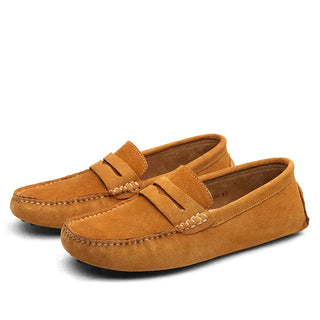 Mike - Italiensk stil ruskind loafers