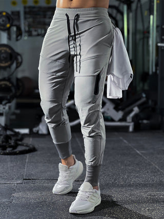 Stay Cool High Rib Cargo Jogger Athletic Trousers til mænd - Birte