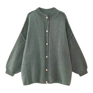 Løstsiddende strikket cardigan - Ysabelle