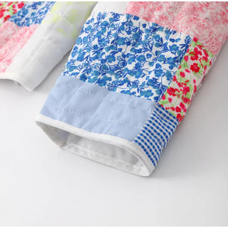 Heartbeats - Trendy quiltet patchworkjakke