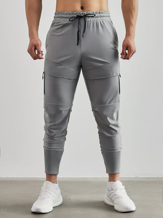 Stay Cool High Rib Cargo Jogger Athletic Trousers til mænd - Birte