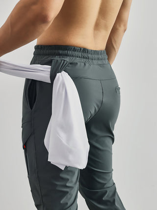 Stay Cool High Rib Cargo Jogger Athletic Trousers til mænd - Birte