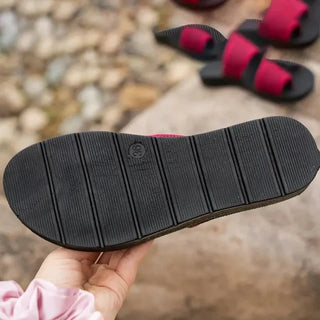 Annegrethe Mesh Slides - Komfortable Sandaler