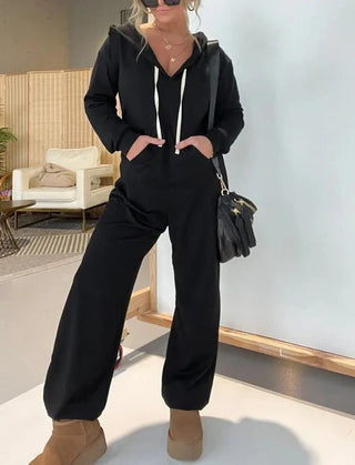 Elegant jumpsuit fra French Terry - Charli