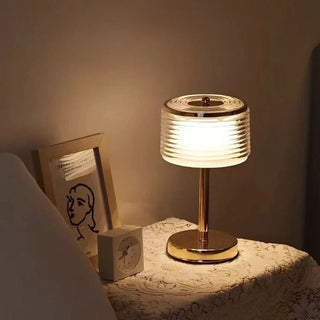 Morgana - Elegant Bordlampe med Ringdesign