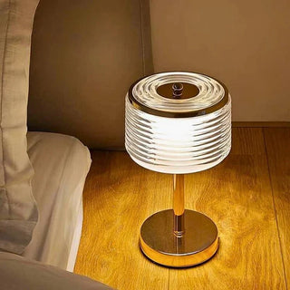 Morgana - Elegant Bordlampe med Ringdesign