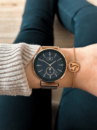 Prime 5 - Elegant smartwatch til damer - Smartwatch med ekstra rem