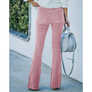 Selena | Stretchy Corduroy Flare Pants