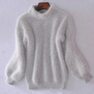 Serena | Fluffed varm strikket sweater