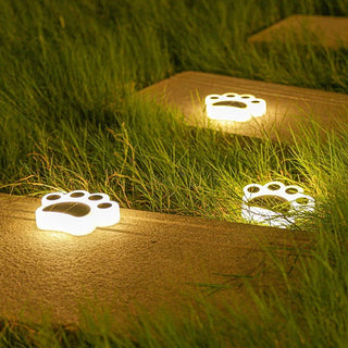 Solar Paws | Pawprint Solar Garden Lights (4 stk.)