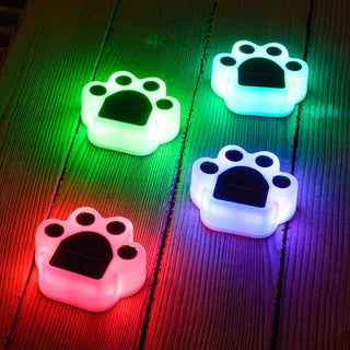 Solar Paws | Pawprint Solar Garden Lights (4 stk.)