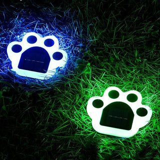 Solar Paws | Pawprint Solar Garden Lights (4 stk.)